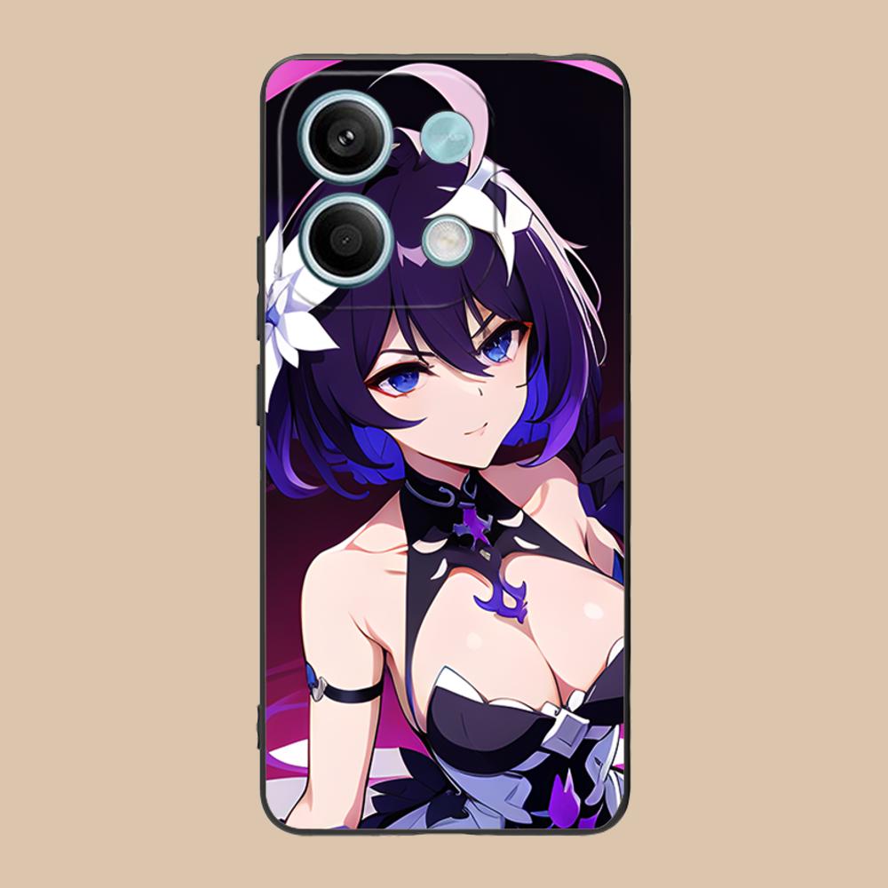 HSR Seele Matte TPU Mobile Phone Case for POCO F8 F7 F6 F5 F4 F3 F2 Pro GT C75 C71 C65 C61 C40 Pro Ultra Colorful Cover