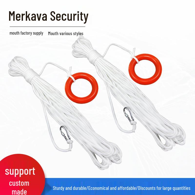 30m Water Rescue Lifesaving Buoyancy Rope for Swimming and Floating
