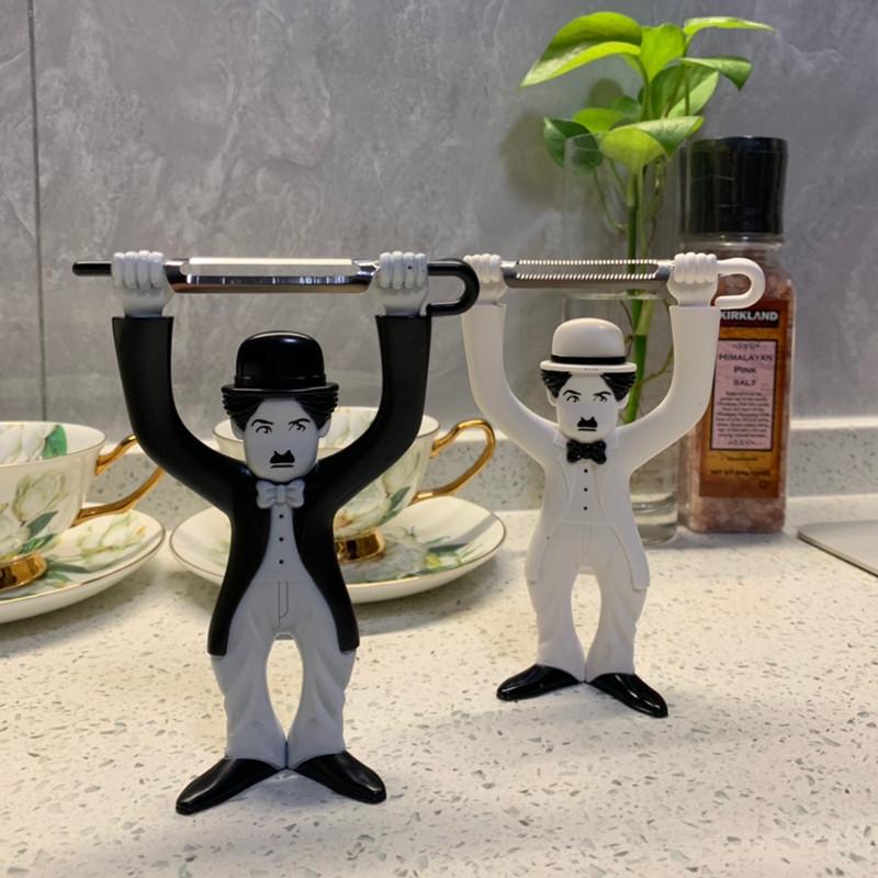 Chaplin-Themed Vegetable & Fruit Peeler: European and American Style Kitchen Gadget чёрный