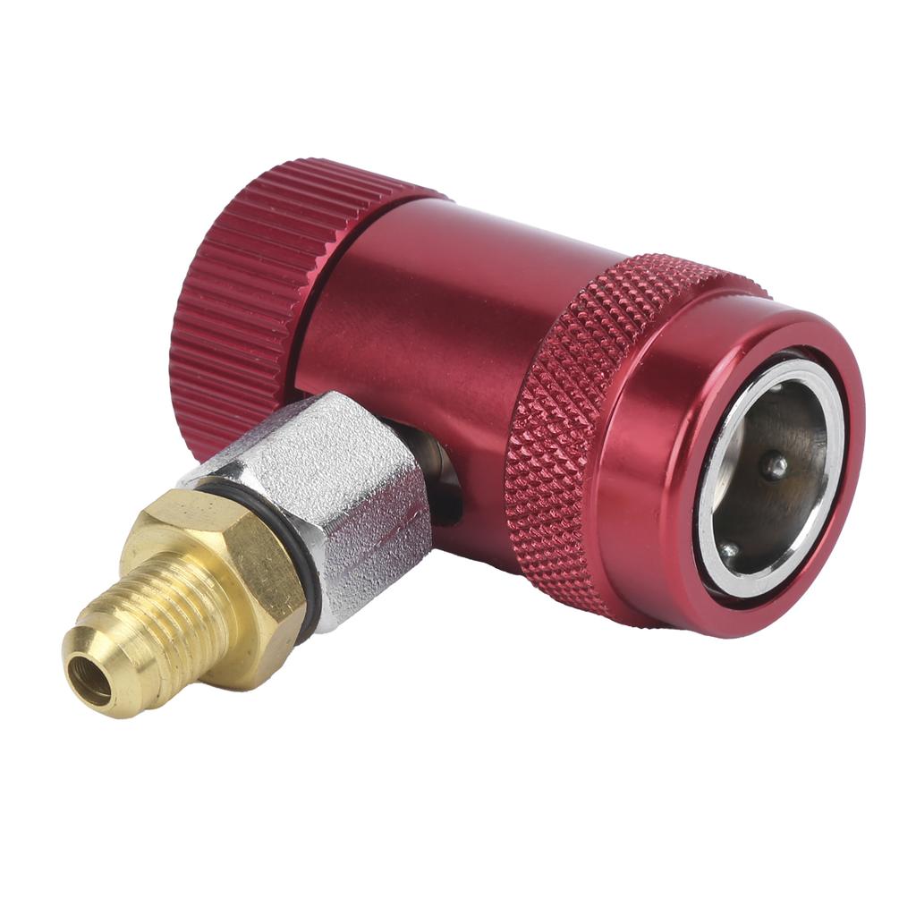 Air Conditioning Coupler Brass A C Quick Connector for Trailers RVs Automobiles Commercial VehiclesRed