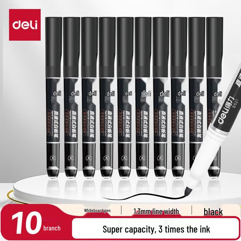 Deli Fine Tip Liquid Erasable Whiteboard Pen