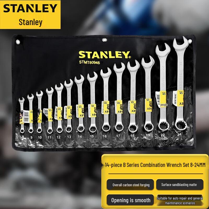 Stanley 14-Piece B-Series Wrench Set, 8-24mm