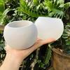 Round Flower Pot Silicone Mould 3 Sizes DIY Succulent Vase Round Candle Cup Mould Craft Making Supplies Stucco Concrete Resin Storage