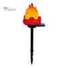 Automatic Dusk to Dawn Lights Solar Flame Garden Light, Waterproof LED Torch Light with Stake, Outdoor Path for Patio Bonfire Walkway Courtyard