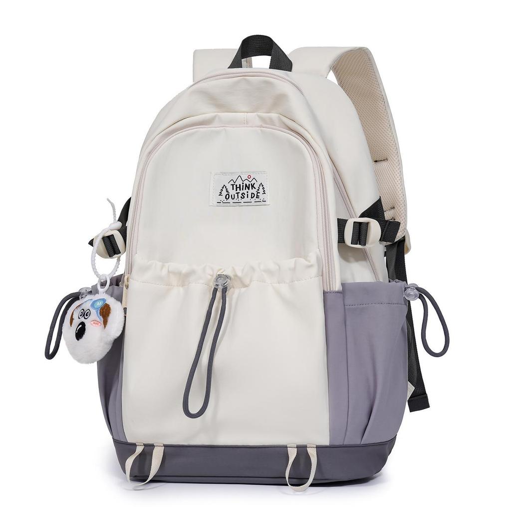 Schoolbag Mori mint light green color matching backpack student party fresh vitality class leisure outdoor versatile schoolbag