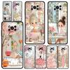 Cartoon-Mädchen Handyhülle Cover für Xiaomi Poco F7 Ultra F6 F5 F4 F3 X6 X5 X4 X3 NFC C51 C55 M4 GT 5G Weiche TPU-Schale Fundas Capas