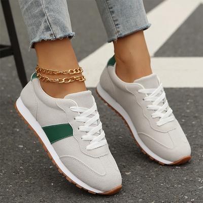 Neue Damen Sportschuhe Lässige Ballerinas Sneaker Herbst Modetrend Schnürschuhe Laufschuhe Plateau Damen Walking Zapatillas