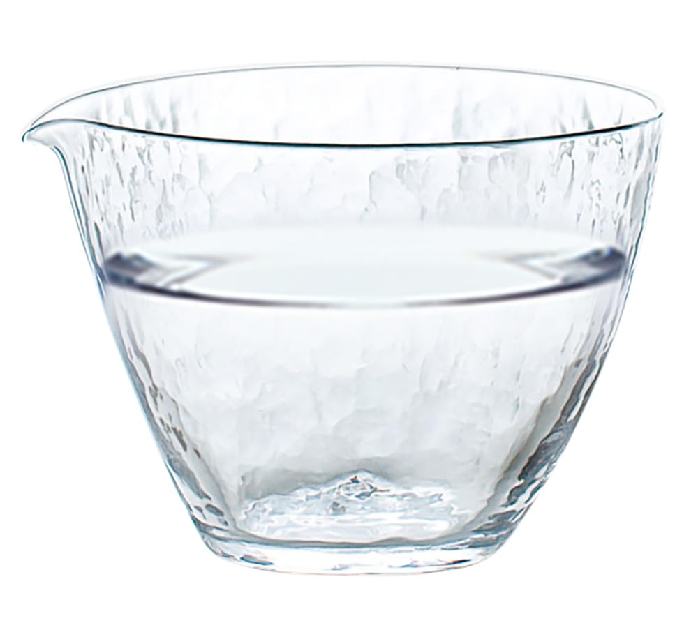 Toyo Sasaki Glass Katakuchi Sake Bottle, 270ml, Made in Japan, Katakuchi Bowl, Pitcher, Decanter, N63710