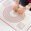 Baking Mat Silicone, 60x40cm Silicone Mat Dough Mat Rolling Mat, Non-slip Bpa-free Non-stick Washable