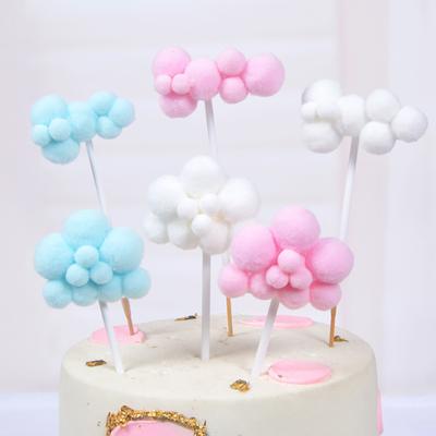 Topper para Tarta Estilo Nubes Antiadherente Duradero Fiesta Cumpleaños Topper para Tarta para Halloween