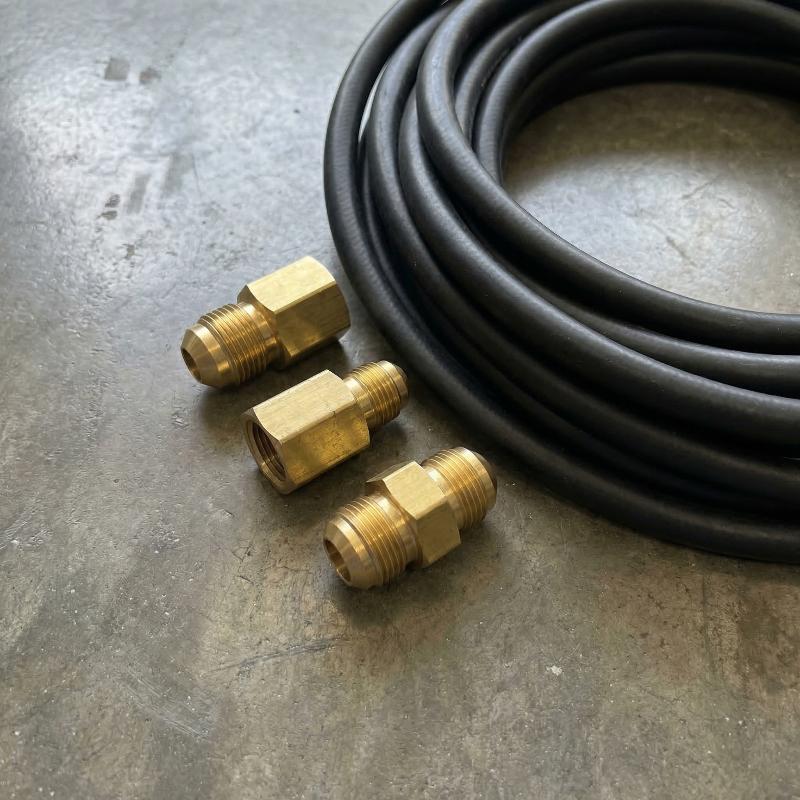 Brass Hose Barb Connector Male to Female Adapter Durable Pipe Fitting for Water Gas Air Tubing Applications