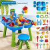 Kinder Strandtisch Wasserfall Spieltisch Wasserpark Wasserbecken Sandtisch Innen Außen Multifunktionales Strandspielzeug