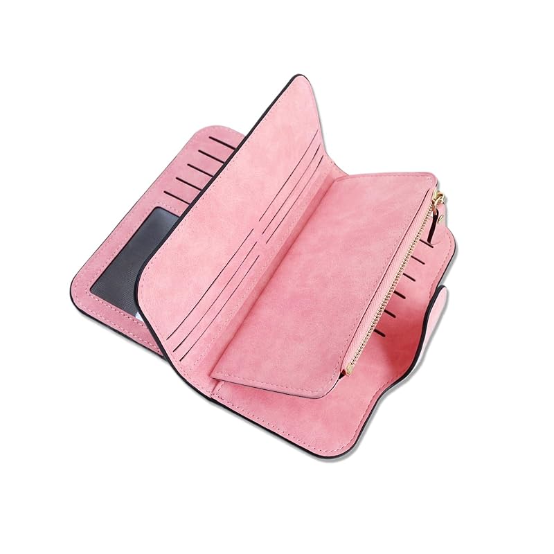 

[TOEDNNQI] wallet ladies long wallet large capacity Card slot *16 Bills don t break With coin purse multifunctional wallet for travel Fashionable