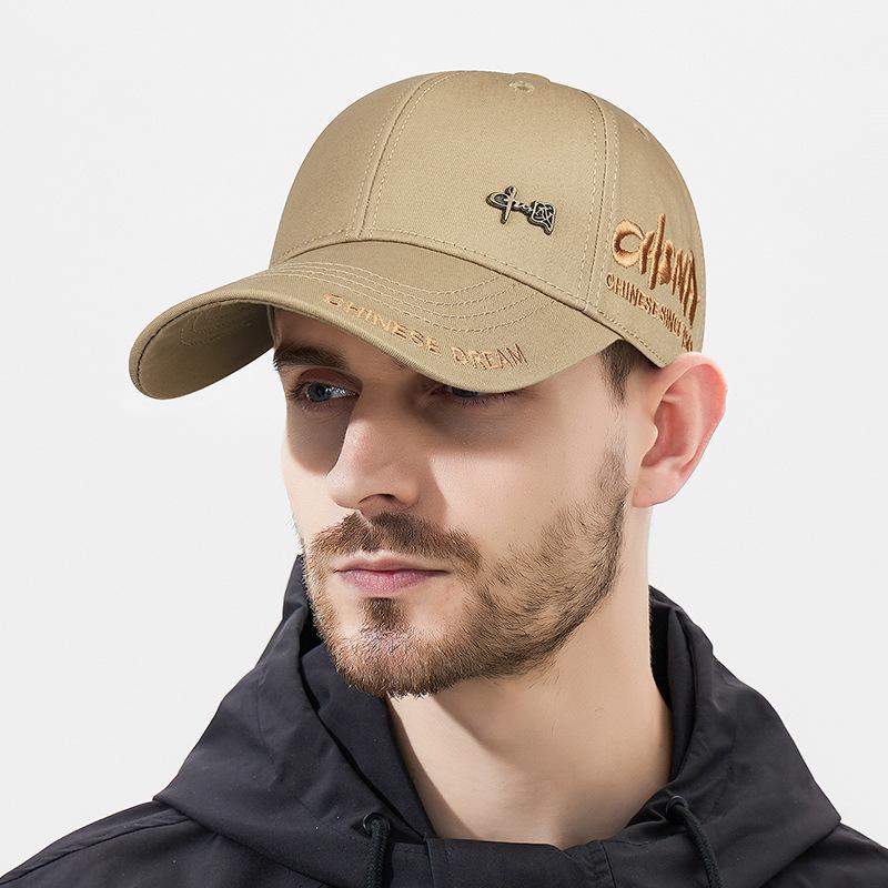 

Весенне-осенняя вышитая бейсболка мужская уличная солнцезащитная кепка хаки