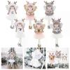 1pc 20*9CM Christmas Plush Angel Doll Pendant Cartoon Cute Gauze Skirt Girl Doll Xmas Tree Hanging Pendants Merry Christma Decor