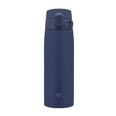 Zojirushi Mahobin Paslanmaz Çelik Kupa Su Şişesi Büyük Kapasite 600ml Tek Dokunuşlu Dikişsiz Sadece 3 Bakım Noktası Deniz Mavisi SM-VB60-AM