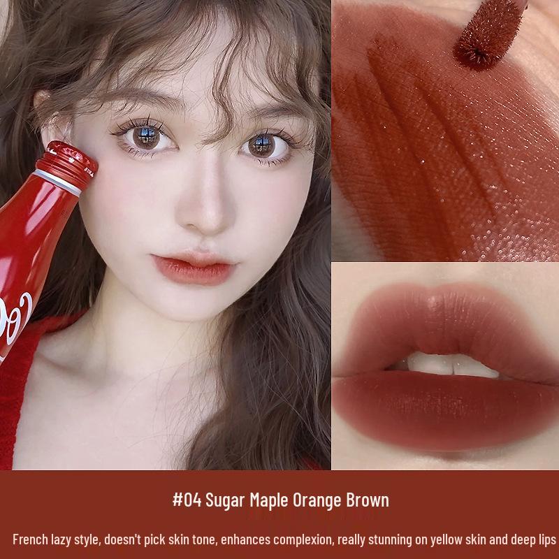 MKlNG PRETTY Velvet Matte Lip Glaze: Non-Stick, Soft Mist Lip Mud for Students