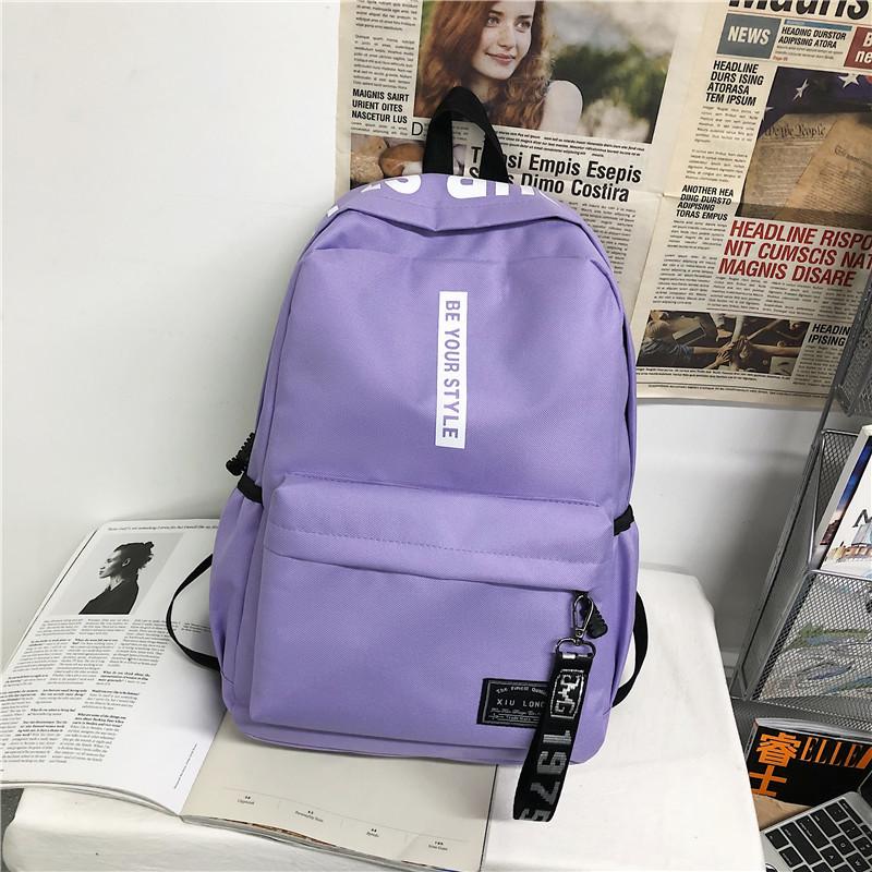 Large Capacity Oxford Cloth Backpack for Female Students