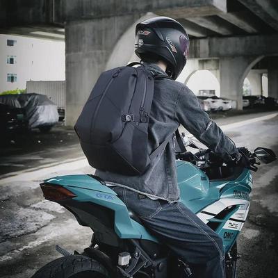 Unisex Su Geçirmez Motosiklet Kaskı Sırt Çantası - Geniş Kapasiteli Saklama