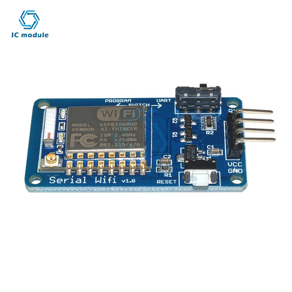 ESP8266 ESP-07 Serial WiFi Module V1.0 Wireless Adapter with PCB Antenna for IoT DIY Projects