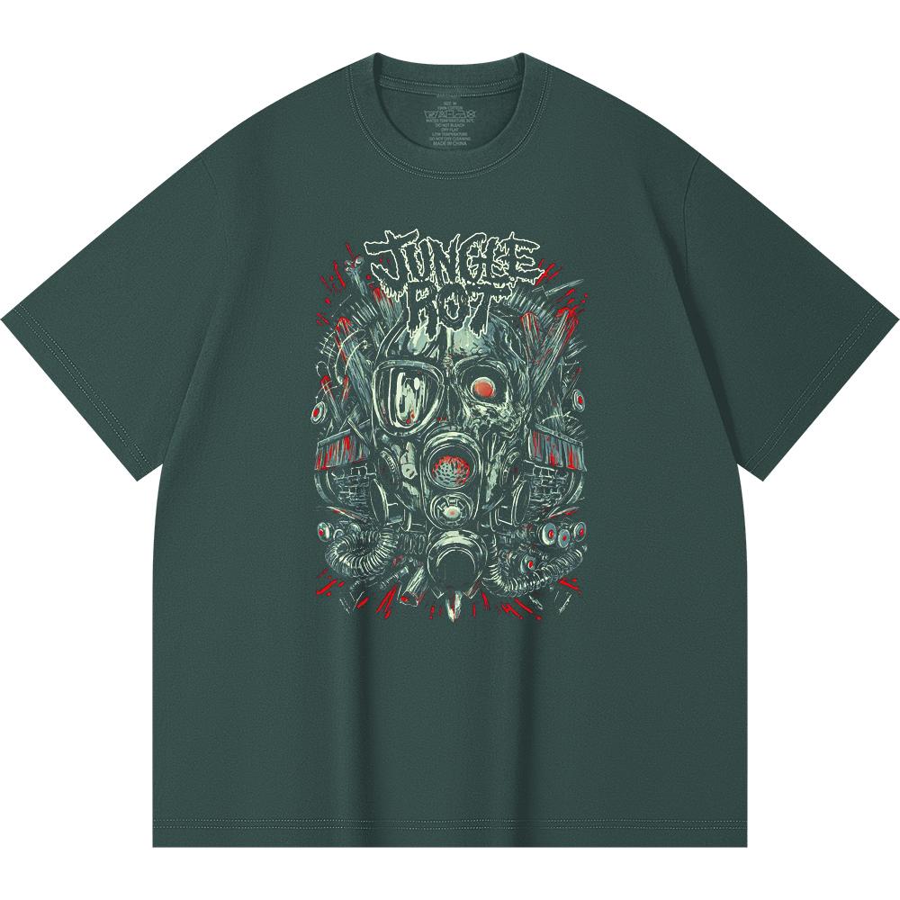 T-shirt Heavy Metal 100% Cotone 230 Gsm Stampa Band Rock Musica Popolare Unisex T-shirt Pesante in Cotone