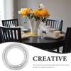 Aluminum Alloy Turntable Bearing Sturdy Heavy Duty Round Swivel Plate for Dining Table Household Use Restaurant Accessory