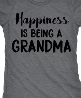 Happiness Is Being a Grandma T Shirt Tee Grand Mother Happy Unisex Shirt