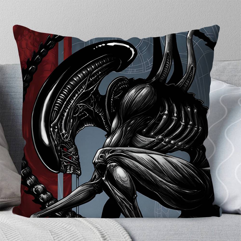Classic Movie A-Alien Pillow Case Square Pillow Bedroom Sofa Leisure Comfort Cushion Car Living Room Home Decoration