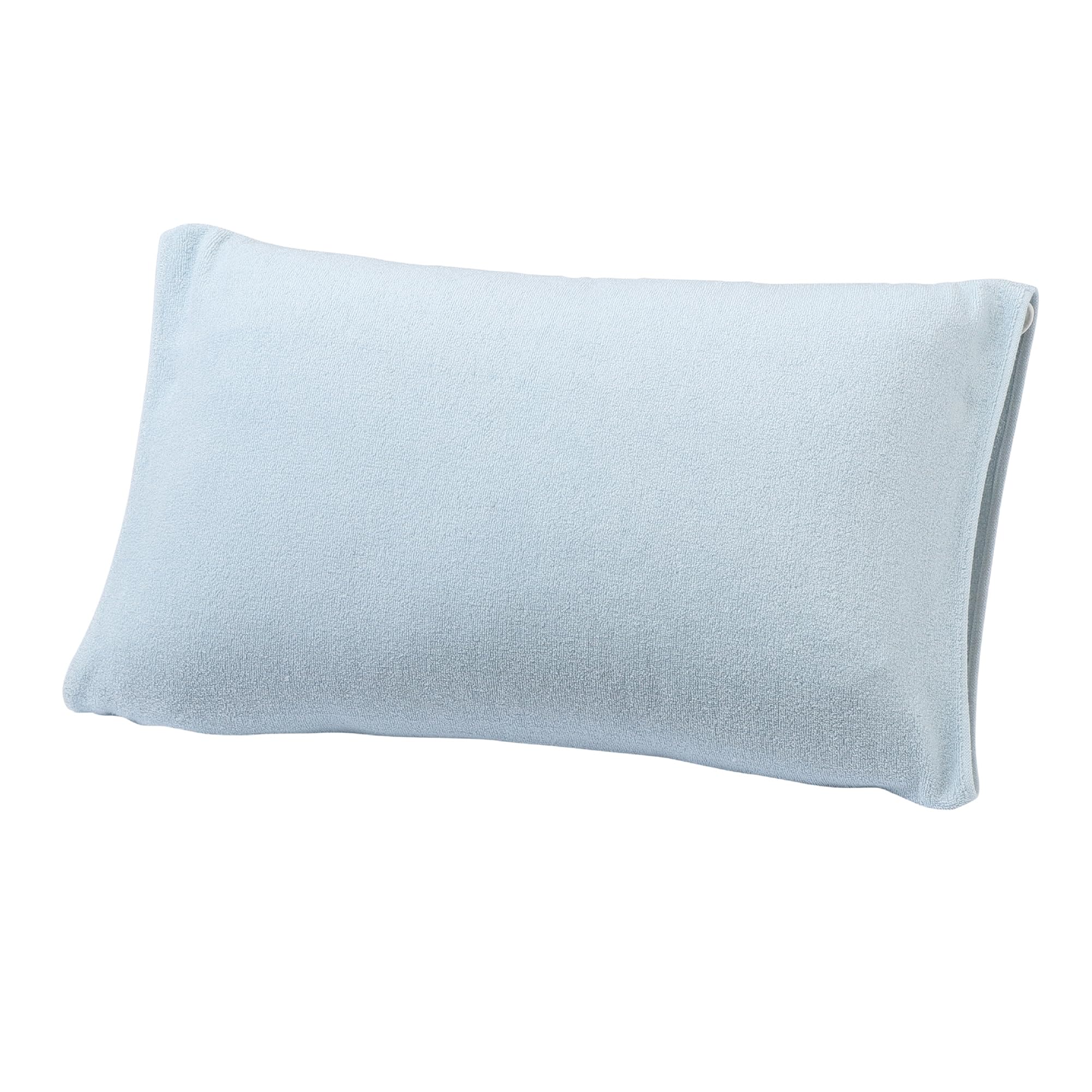 

nishikawa Nobinobi Pillow Cover Ag Antibacterial Type Blue Compatible with pillow sizes of 50 x 63 cm Elastic fiber allows for a variety of sizes
