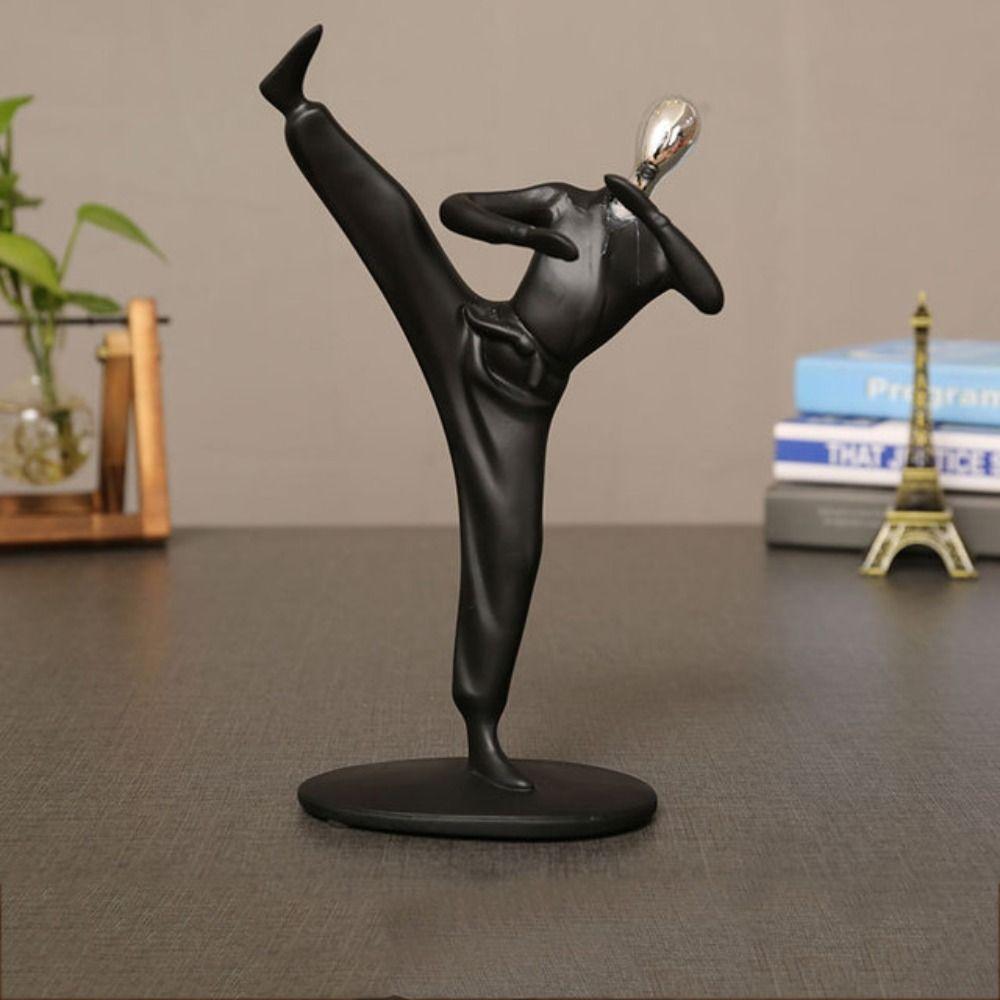 Home Decor Artwork Figure Sculpture Resin Crafts Character Ornaments Sports Figure Sculpture