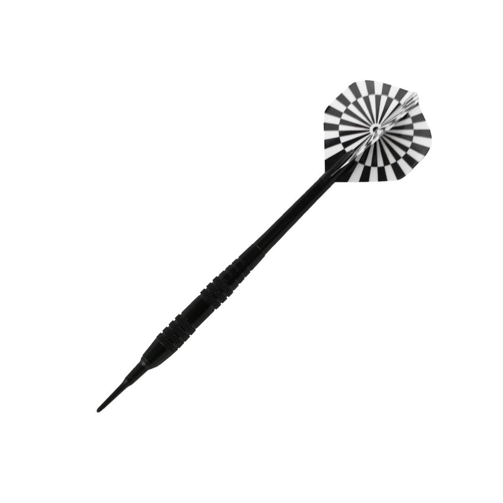 MASTER Wizard Messing Schwarz Dartpfeile 3 Stück - Softspitze 16g