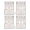 4PCS Foldable Cup Holder Adjustable Drink Mug Holder for RV Car Ship Vertical Or Wall Mounting