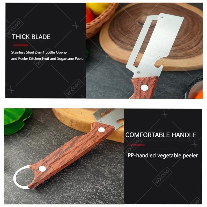 2PCS Multifunctional Vegetable Peeler Stainless Steel Peeler for Kitchen Fruit Pineapple Veggie Specialized Peeler Kitchen Tool
