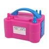 High Power Electric Balloon Pump Inflator Bulk Balloons Filling Dual Nozzle for Double Hole Air Compressor Birthday Wedding