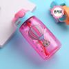 Plastic Cup Children's Cartoon Water Cup With Tea Partition, Portable Drinking Cup, Large Capacity Sports Cup