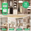 Moisture Absorbers 10 Pack Set, Hanging Closet Dehumidifier Bags, Humidity Packs, Desiccant, Closet Dehumidifiers With Fragrance Free