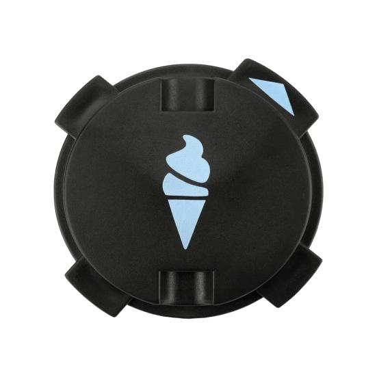 1/2/3/4Pcs Dustproof Seal Lid Fits for Ninja NC701 Ice Cream Maker Keeps Ice Cream Clean Easy to Install Ice Cream Pattern Machine Dust Cover