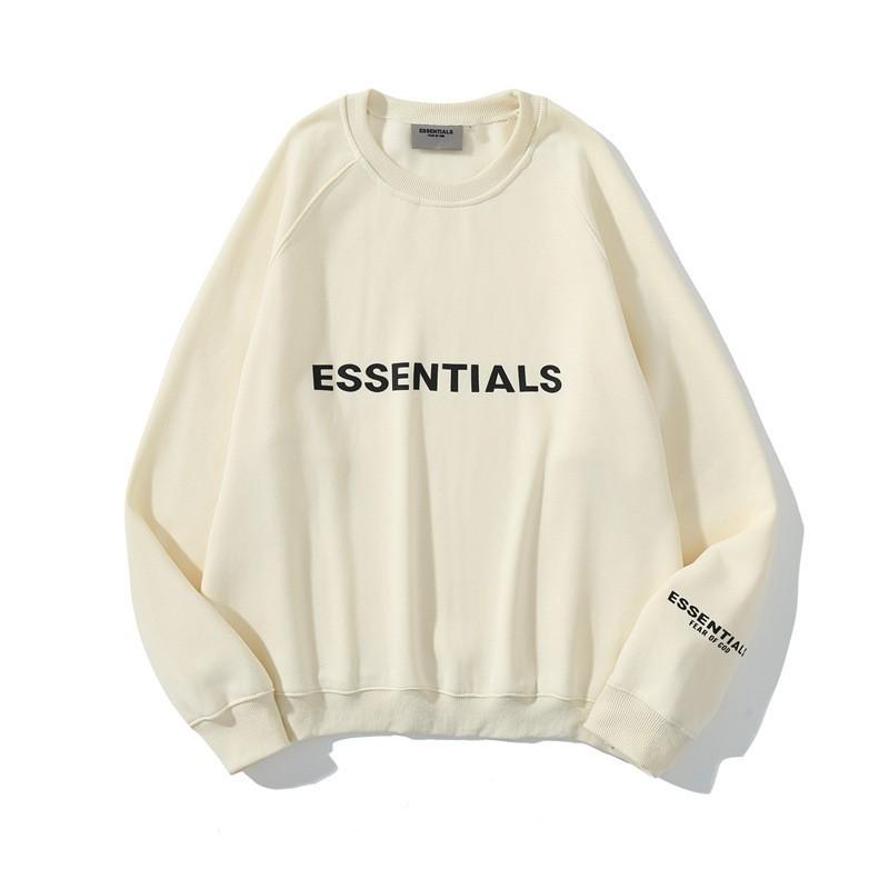Unisex Oversized Cotton Long Sleeve Hoodie-Free Round Neck Streetwear Sweatshirt With Letter Print