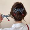 Korean Cherry Blossom Bow Hair Clip: 2025 High-End Updo Accessory for Women
