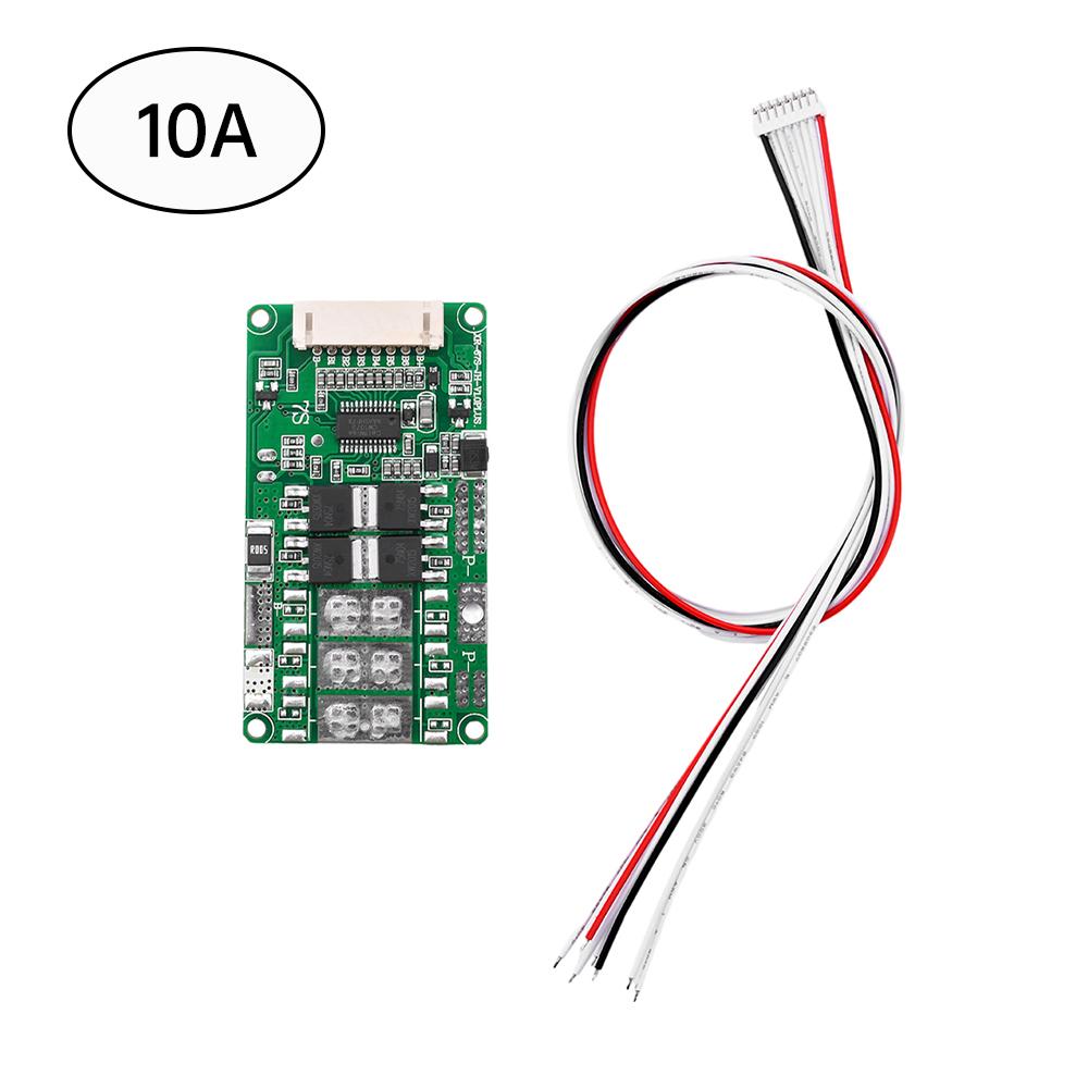 BMS 7S 24V 10A/15A/18A Lithium Battery Protection Plate Same Port Lithium Battery Protection Board With Equalization for E-bike