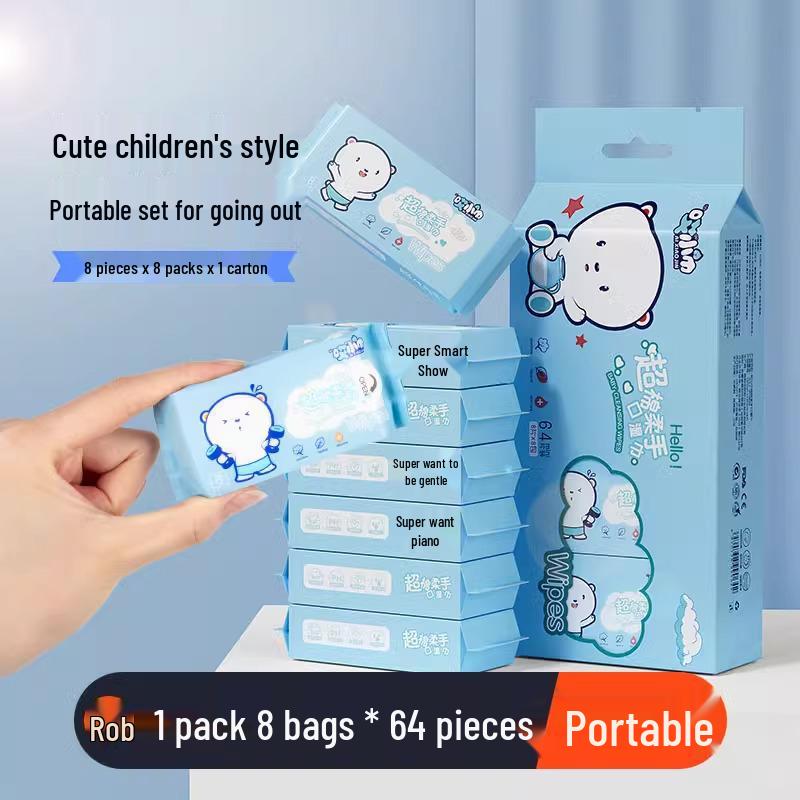 

Новое поступление: Портативные влажные салфетки для детей и младенцев - Идеально подходят для рук, рта и попок!