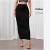 Spring/Summer Slim Fit Sexy Solid Color Skirt for Women