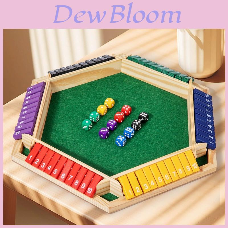 Wooden Educational Dice Game For Kids With Interactive Play And Parentchild Bonding