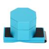Billiards Octagonal Chalk Case Set Magnetic Billiard Cue Chalk Box Holder with Silent Fixed Clip