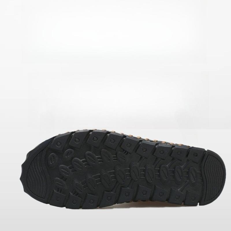 מגפי עור לגברים רוכסן נעליים יומיומיות גבוהות 39-48