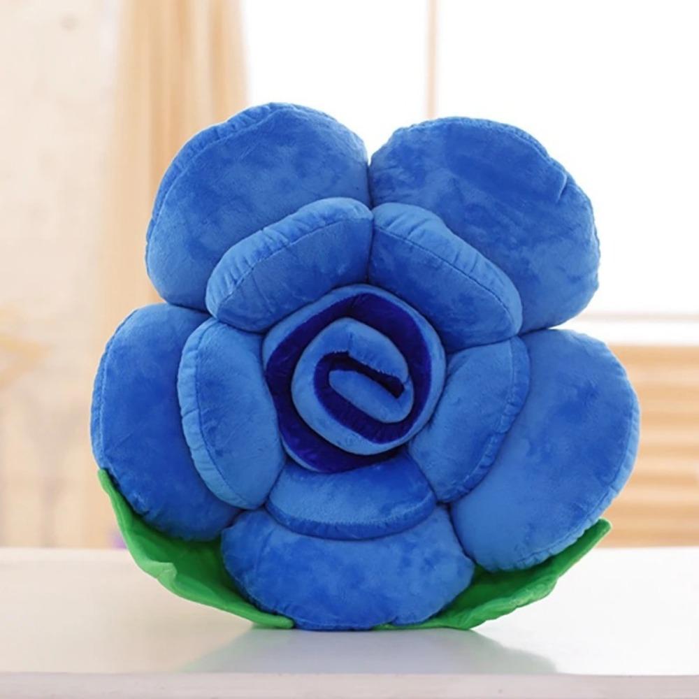 Simulated Rose Shaped Pillow Large Car Interior Cushion New Sofa  Flower Cushion  Home Decor