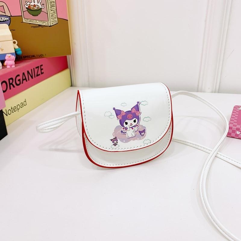 My Melody Pompompurin Cinnamoroll Kids Cartoon Animal Mini Purse With Pu Material For Daily Use