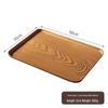 ZISIZ Faux Wood Grain Serving Tray Set