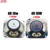 1pc 4/8 Ohm 10W Loudspeaker 102MM 4inch Square Speaker Waterproof Clear Cone Paper Bright Cap 60MM External Magnetic Height 38MM