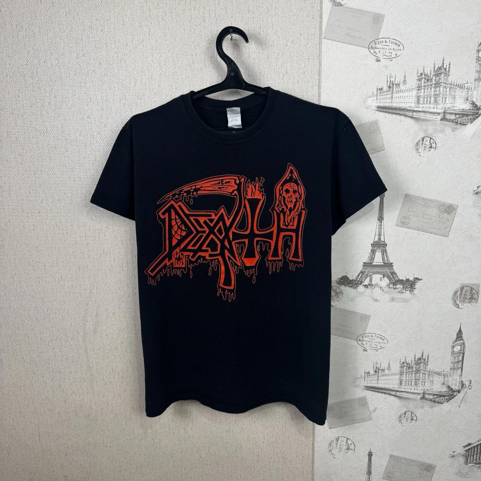 Vintage 00s DEATH Logo Album Promo Death Metal Band Tee M 2XL